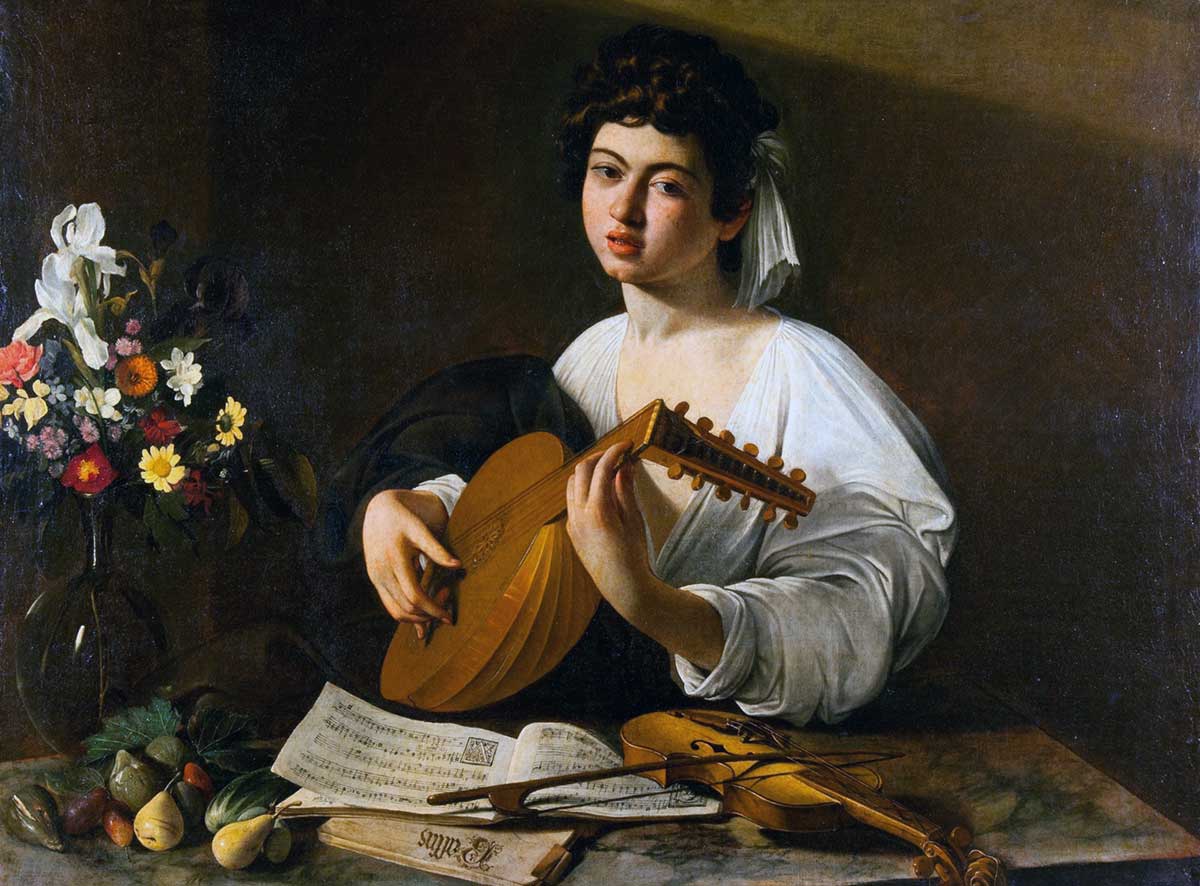 caravaggio lute painting