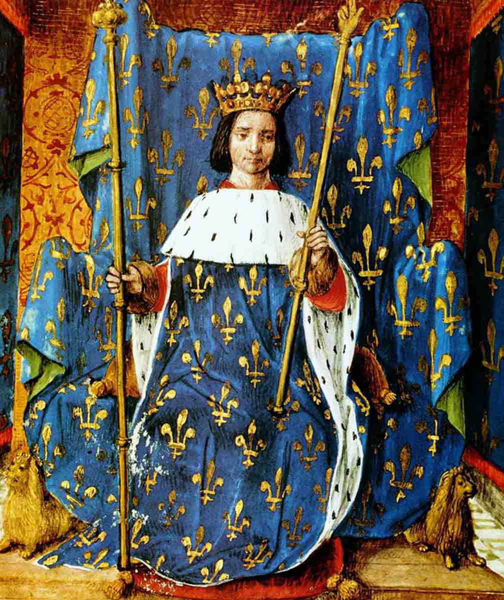 charles vi holding scepters