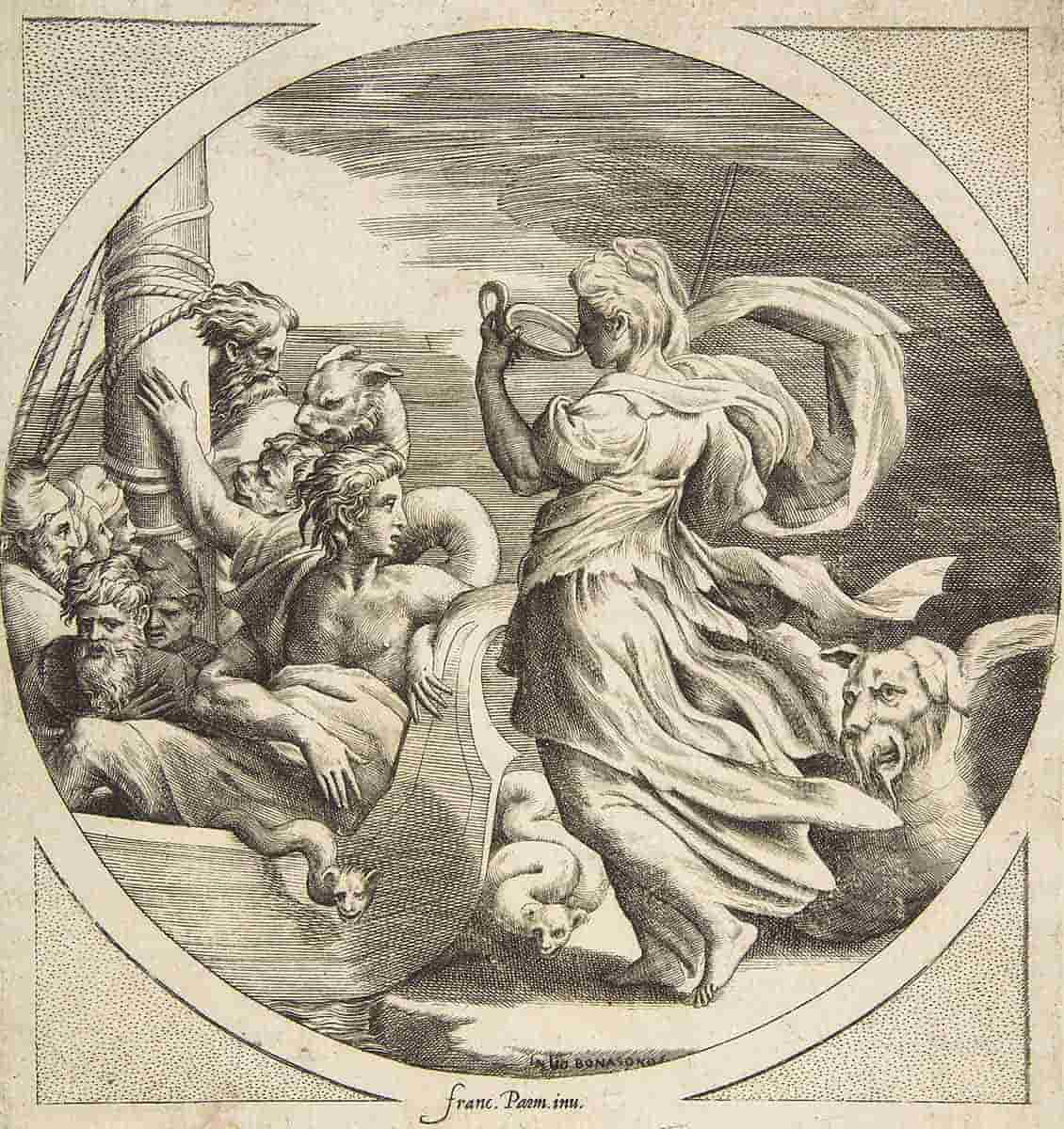 circe drinking from cup