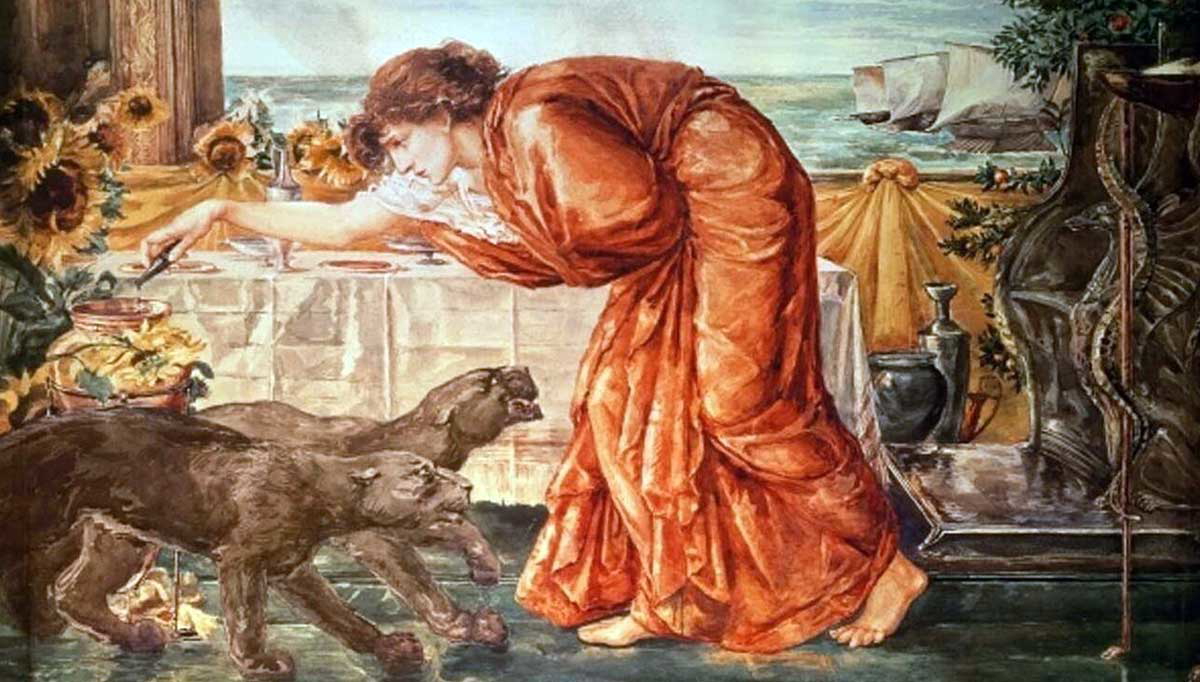circe in the odyssey burne jones