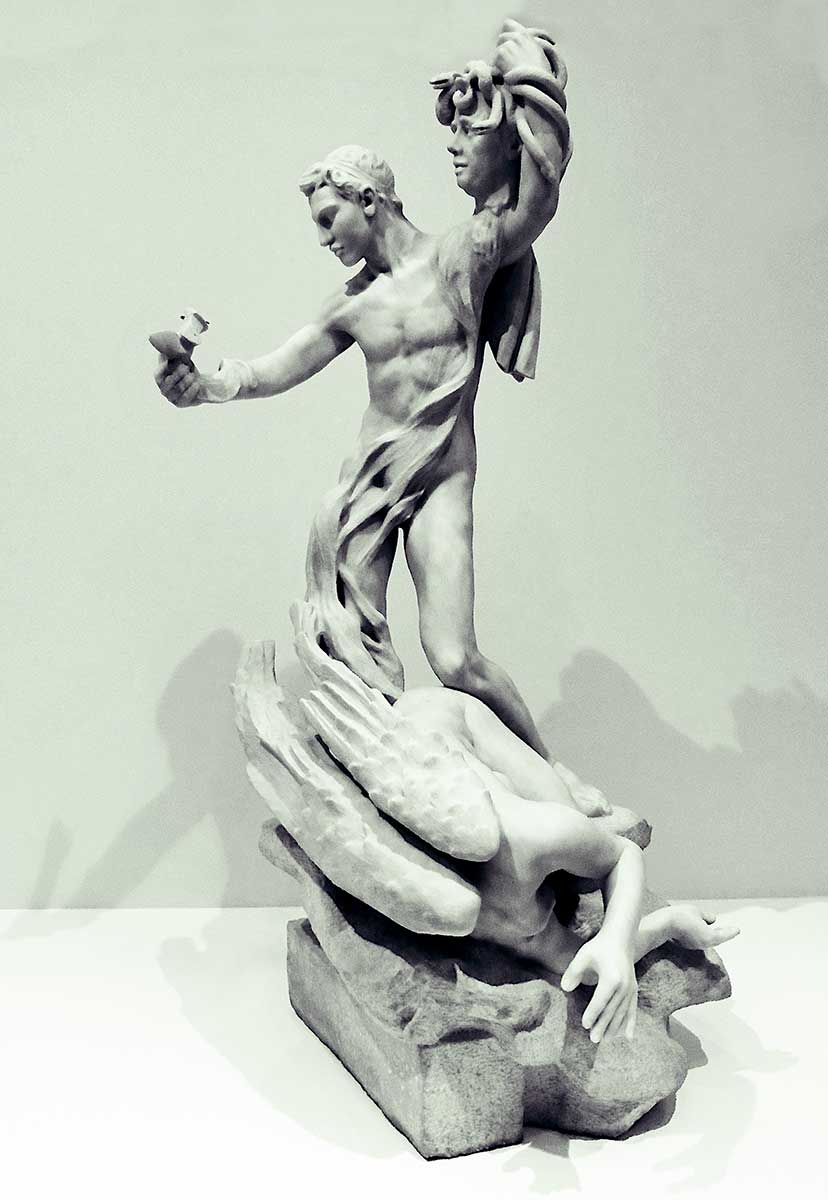 cladel gorgon sculpture