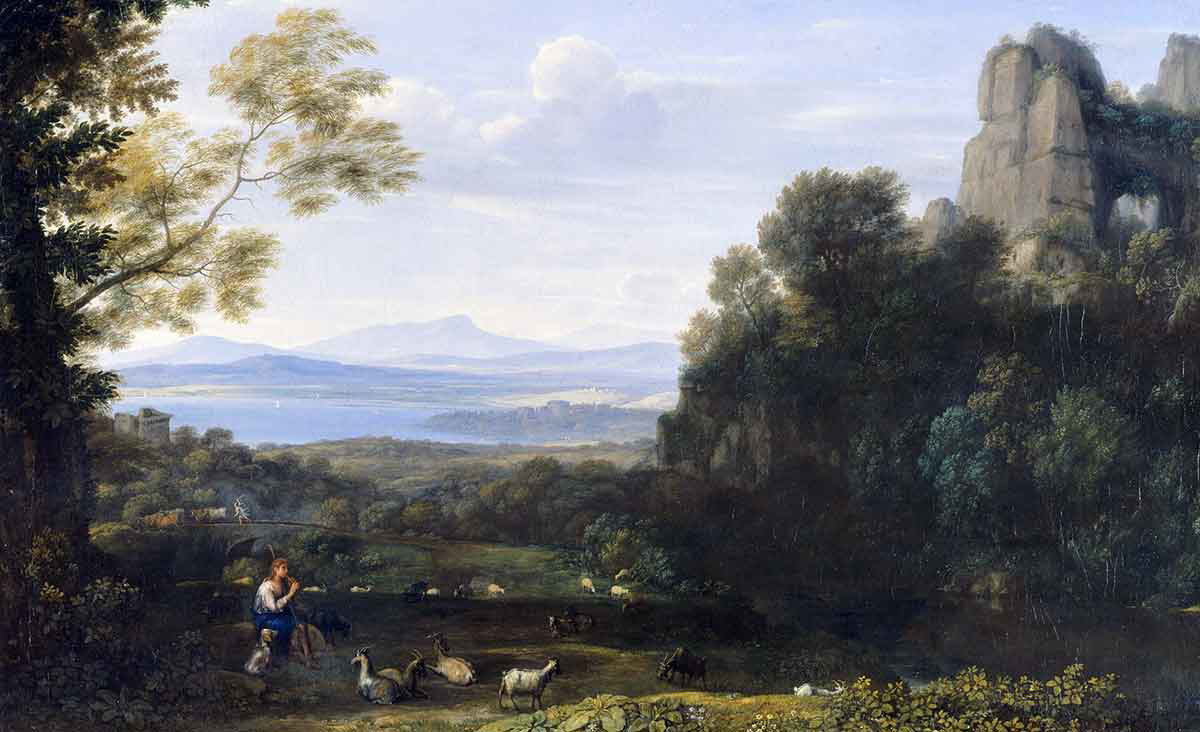 claude landscape apollo mercury painting