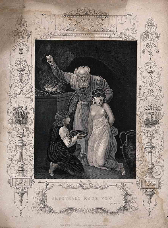 cook jephthah makes a sacrifice