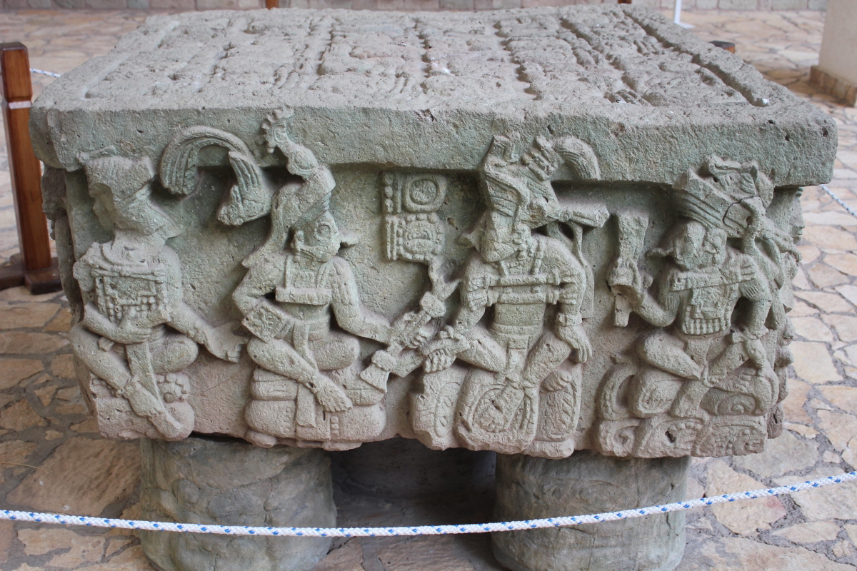 copan rulers relief stone