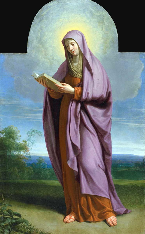 de champaigne the virgin mary painting