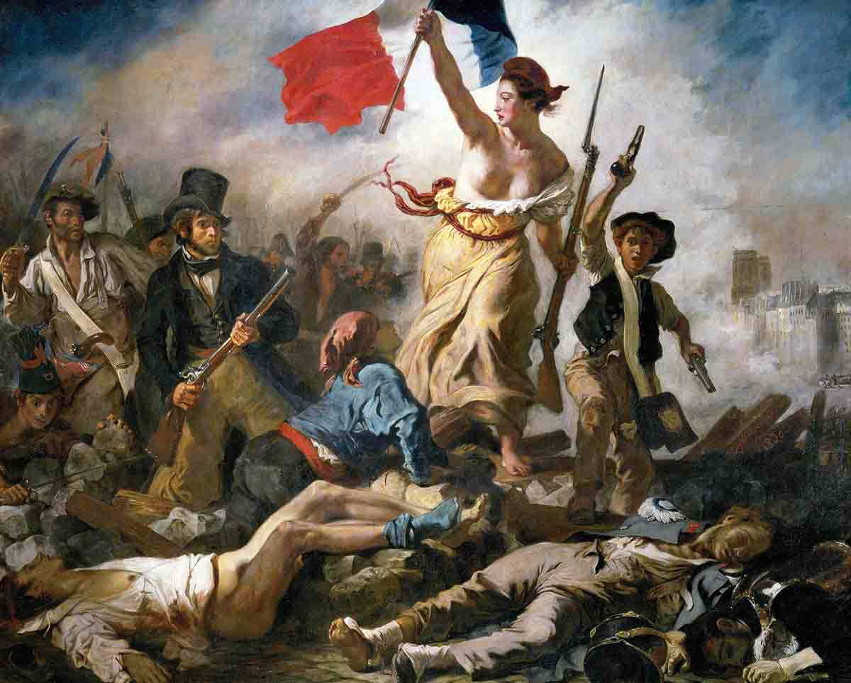 delacroix liberty leading people painting