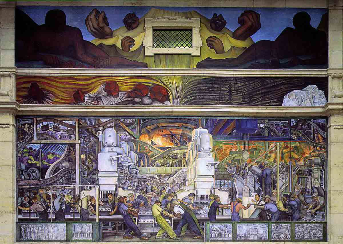 diego rivera detroit industry painting