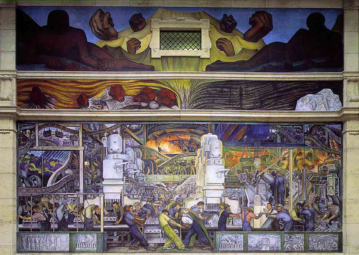 diego rivera detroit industry painting