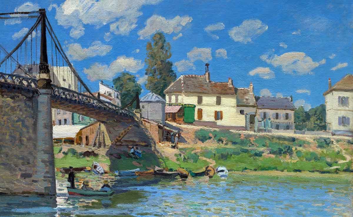 ecole des beaux arts sisley bridge painting