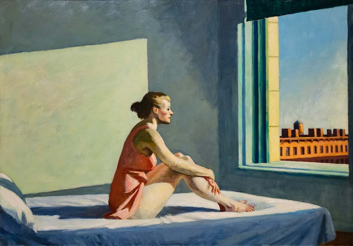 edward hopper morning sun painting