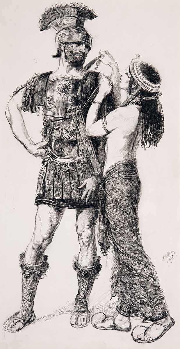 edwin austin abbey anthony cleopatra 1909