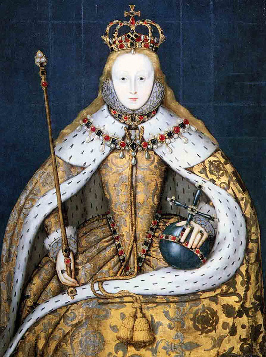 elizabeth i in coronation robes