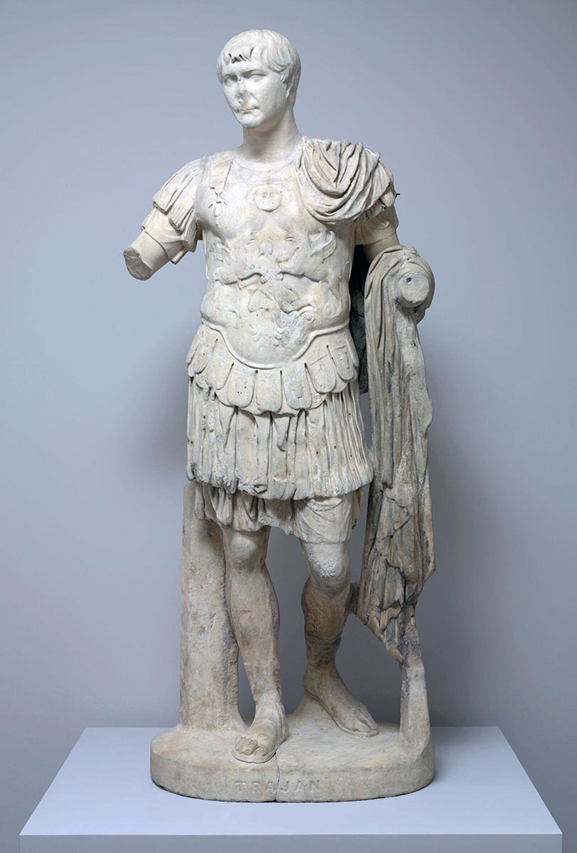 emperor trajan statue