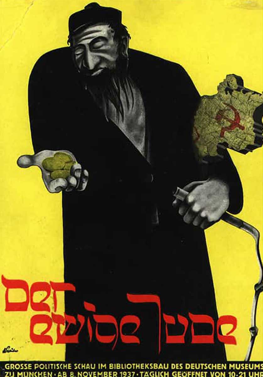 eternal jew postcard