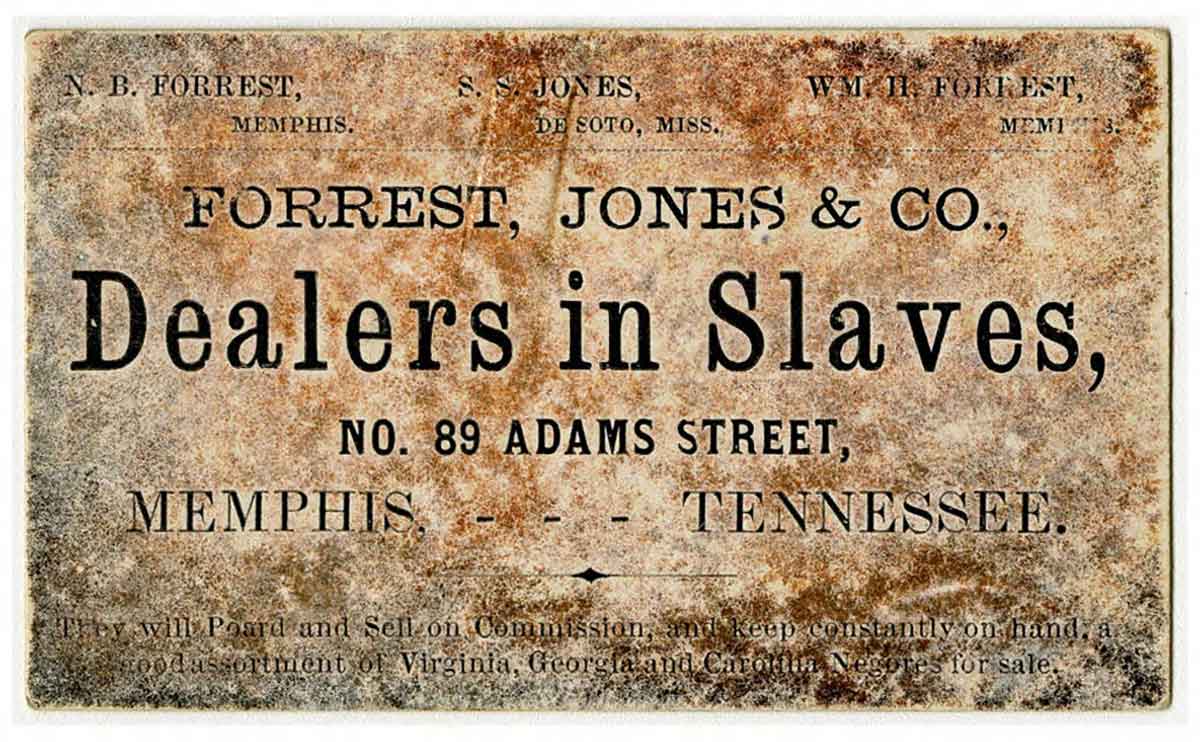forrest and jones slave dealers