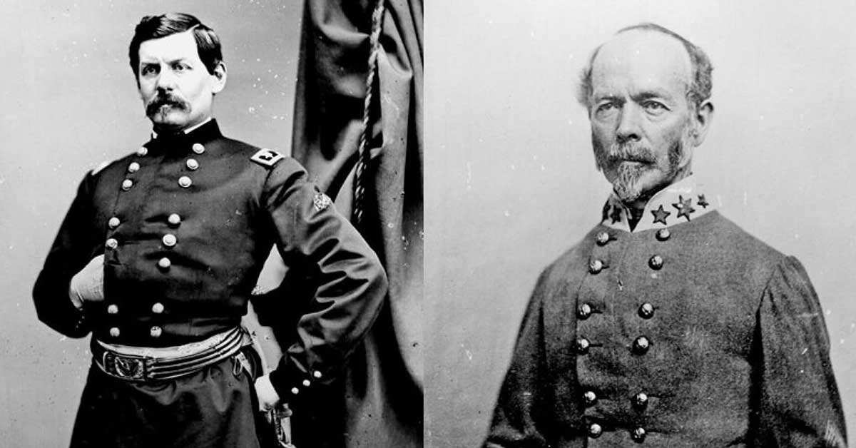 george b mcclellan and joseph e johnston