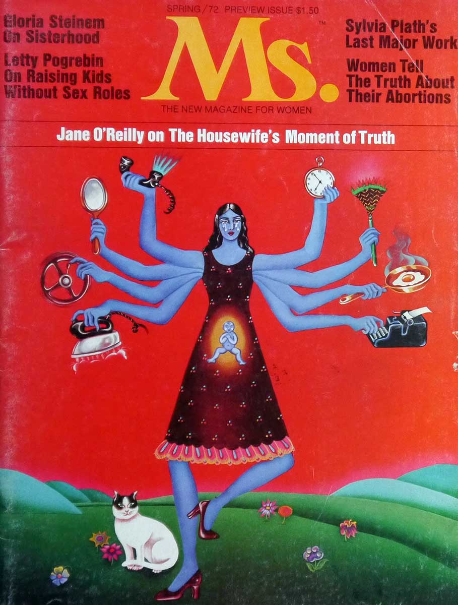 gloria steinem ms magazine cover spring 1972