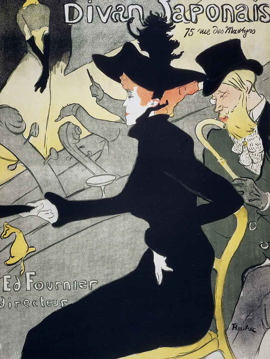 henri de toulouse lautrec divan poster
