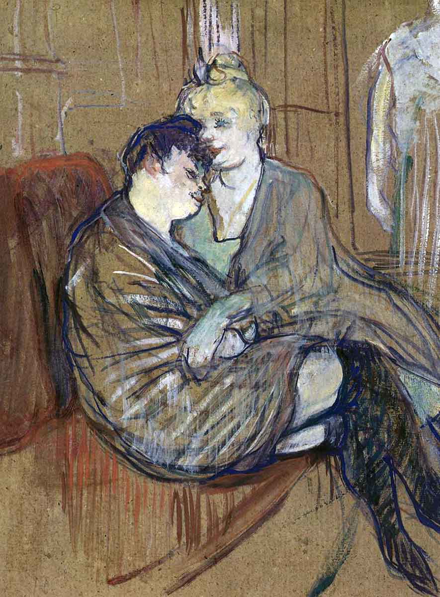 henri de toulouse lautrec girlfriends painting