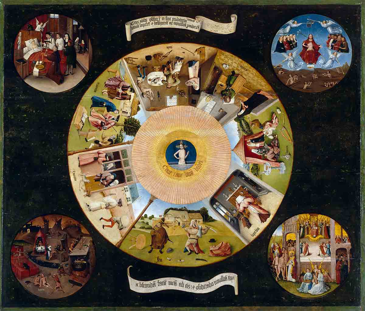hieronymus bosch seven deadly sins painting