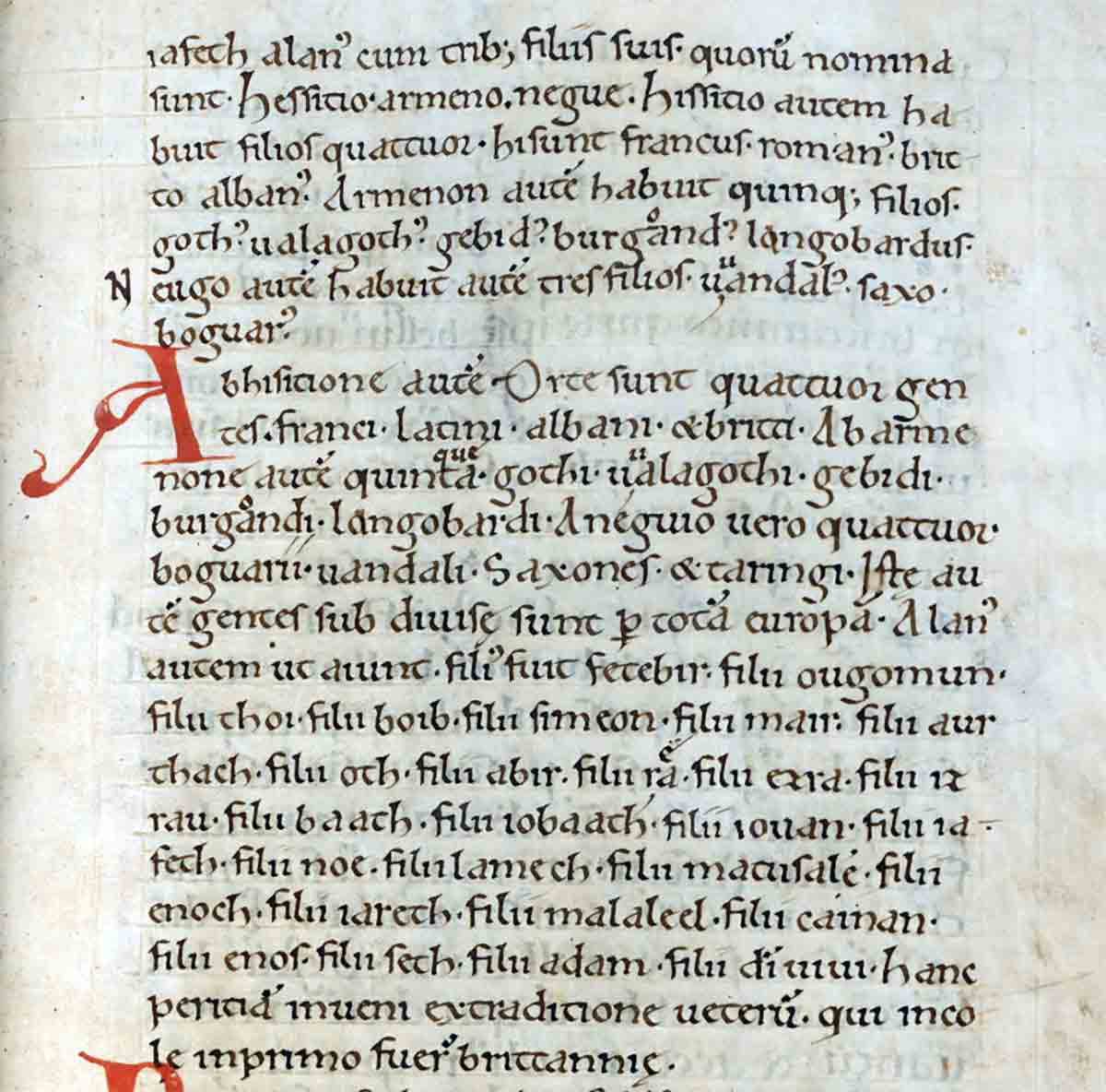historia brittonum tablet nations 177r brutus