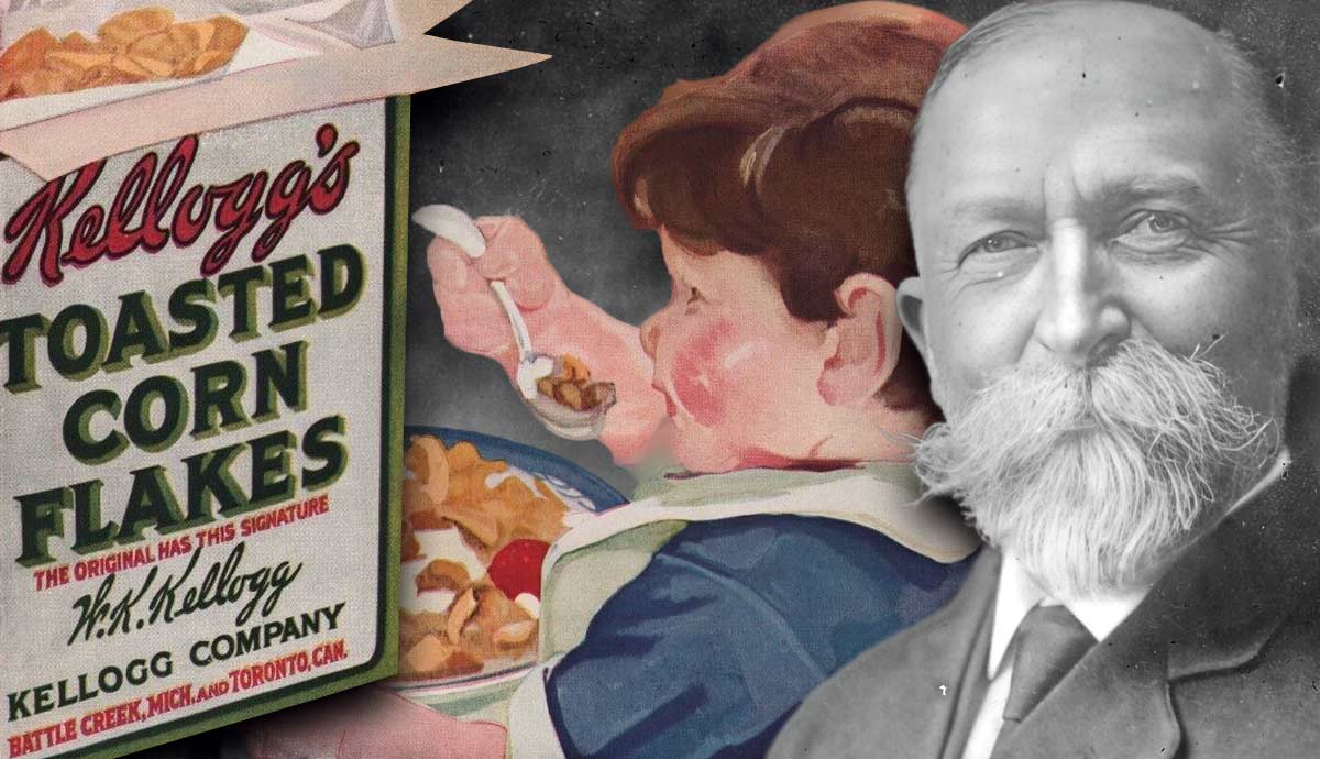 history of kellogg cornflakes invented