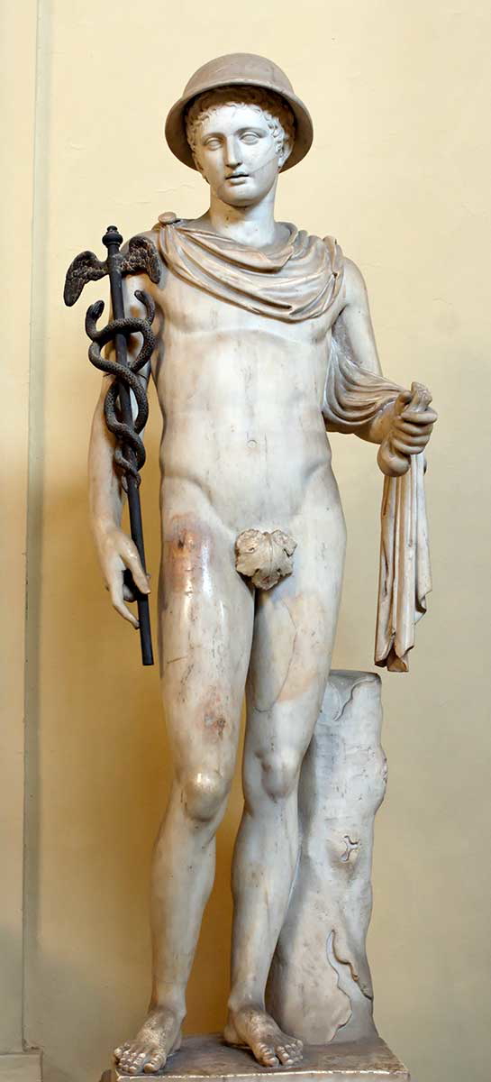 jastrow hermes statue photograph