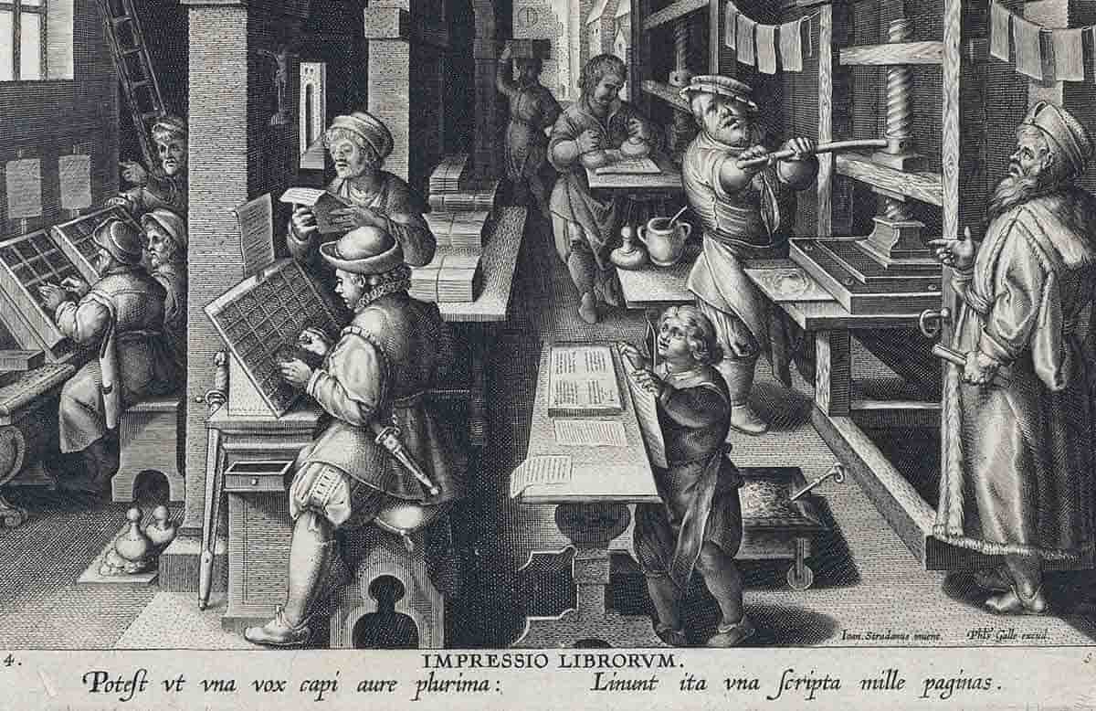 johannes gutenberg collaert book printing