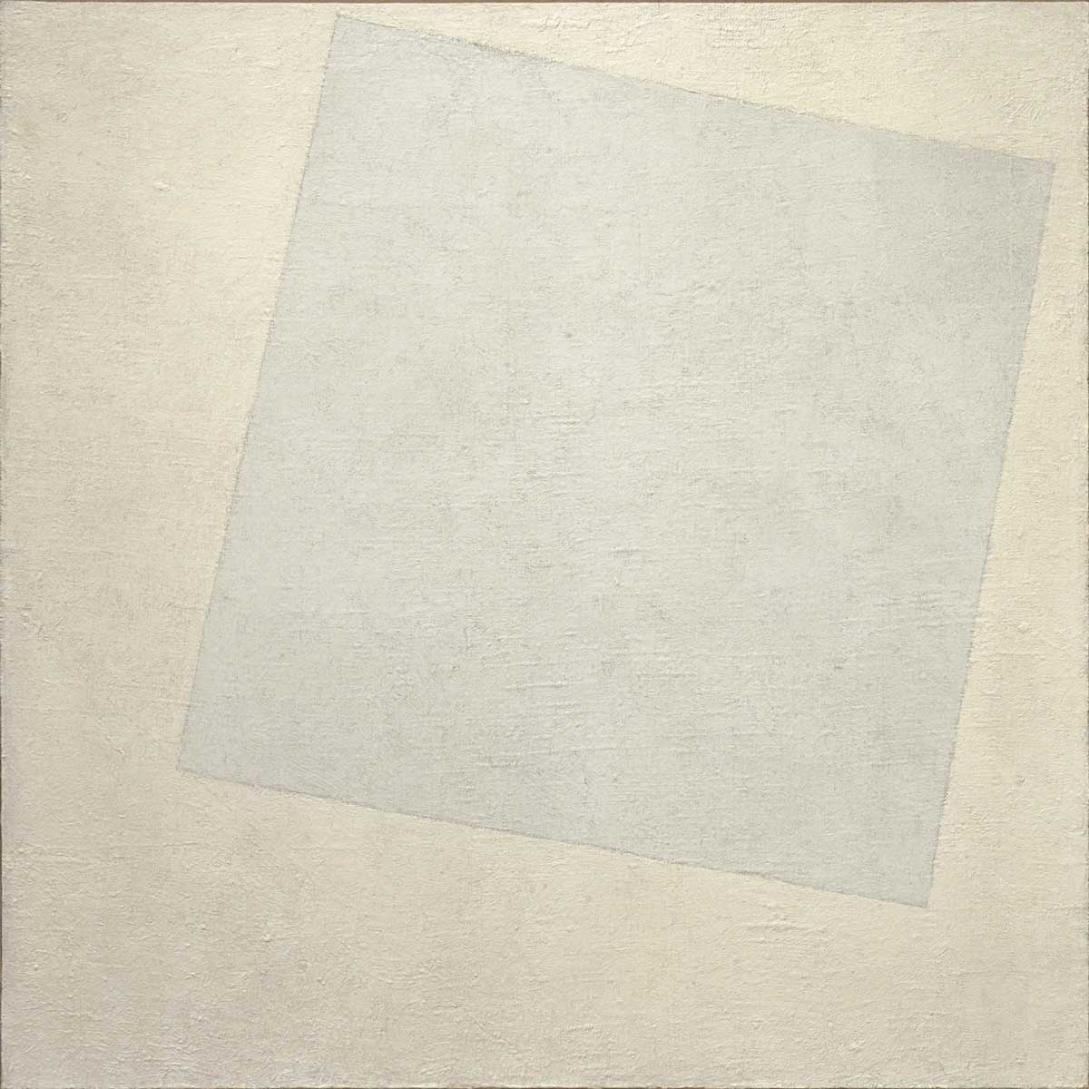 kazimir malevich white on white painting