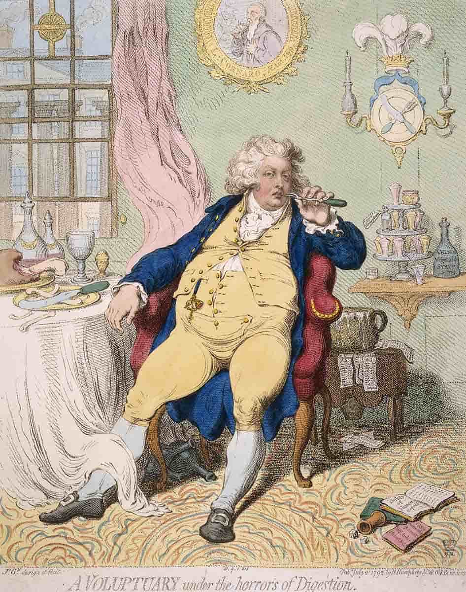 king george iv james gillray