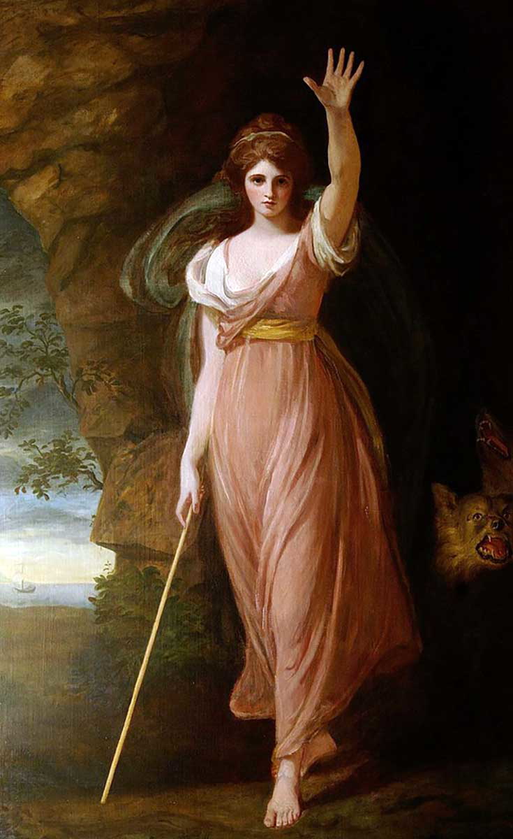 lady hamilton as circe in the odyssey