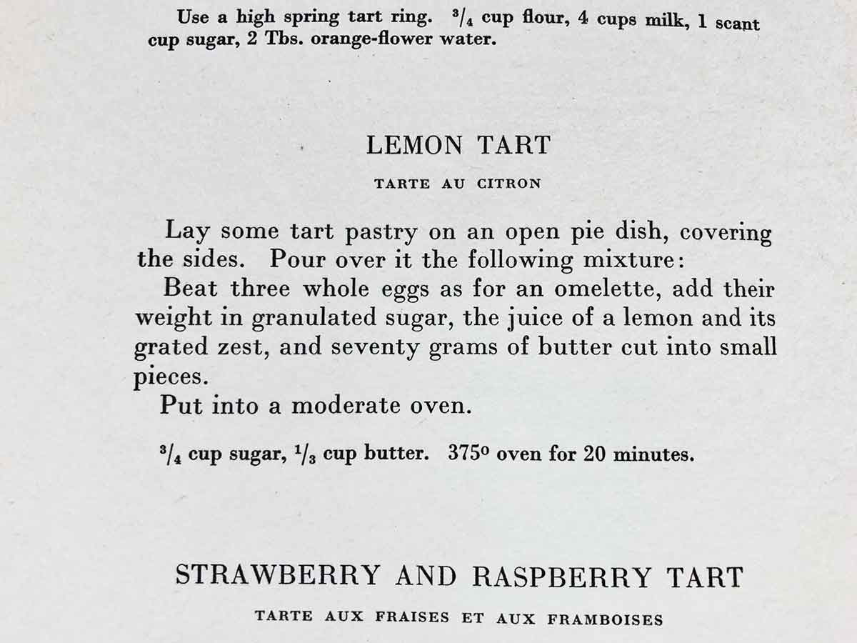 lautrec lemon tart recipe