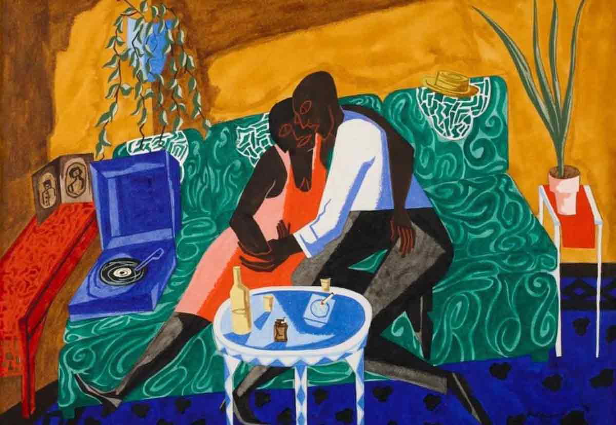 lawrence lovers painting