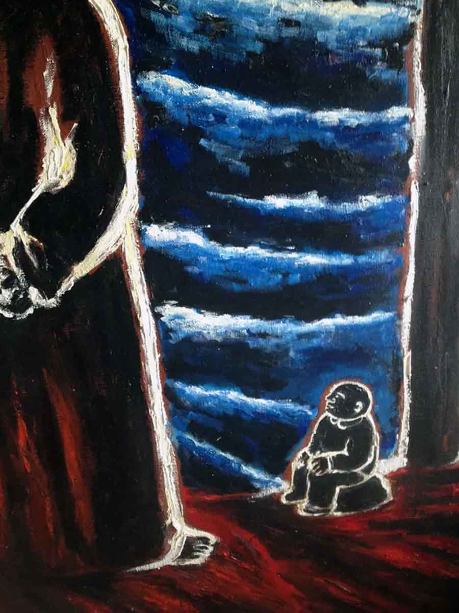 lena hades zarathustra and dwarf painting