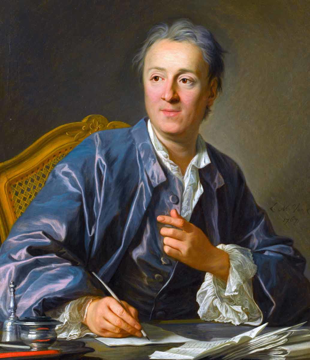 louis michel van leo portrait denis diderot painting