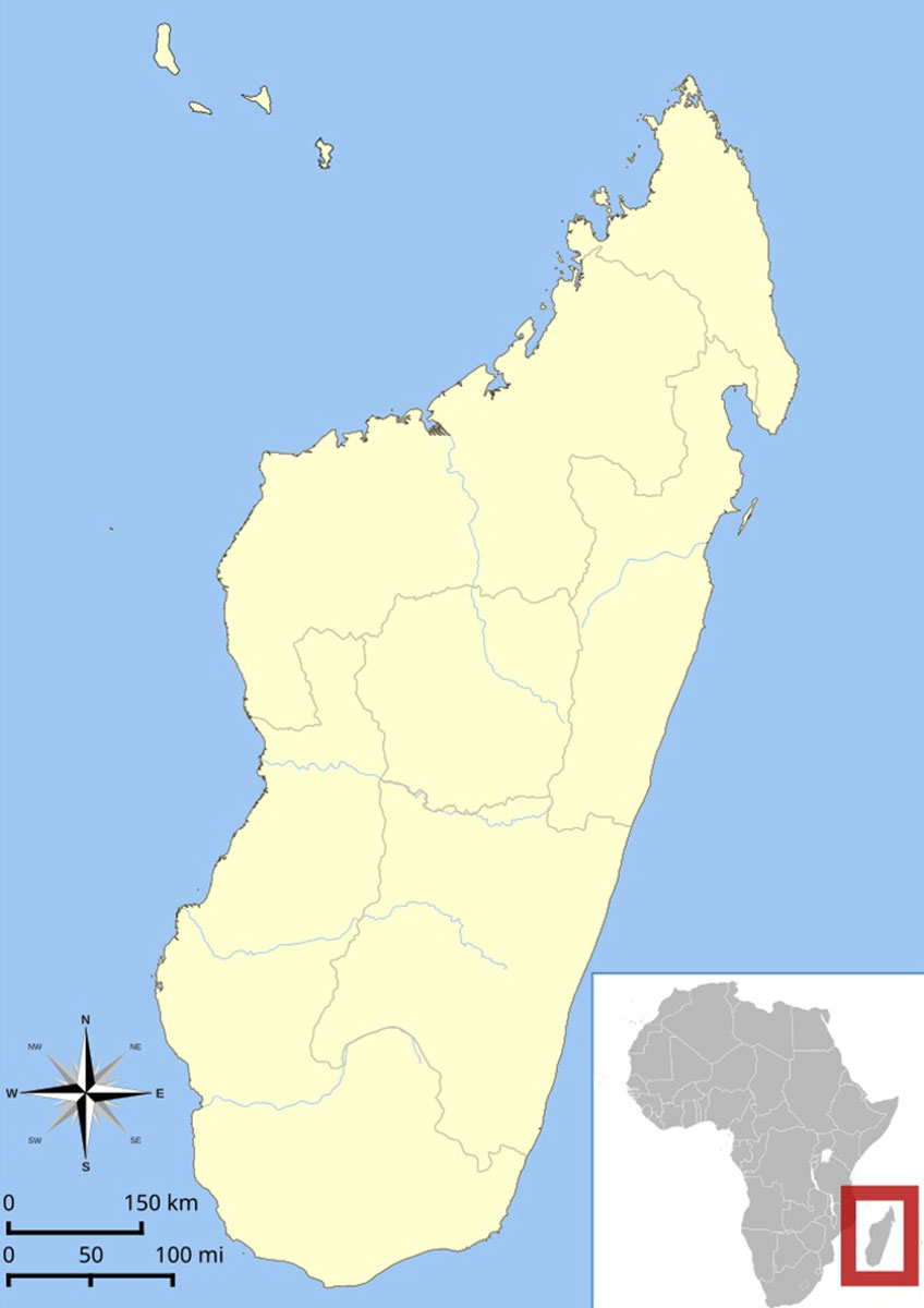 madagascar map wc
