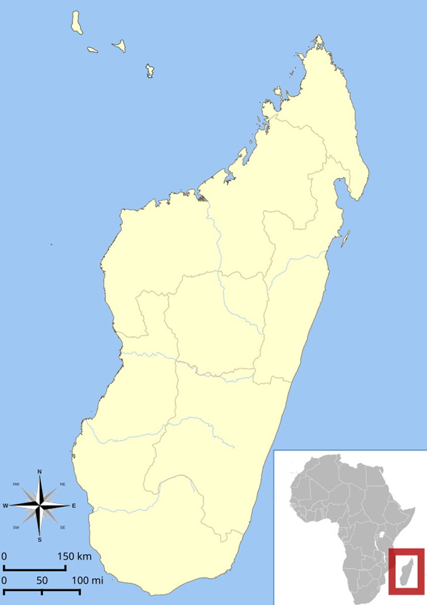 madagascar map wc