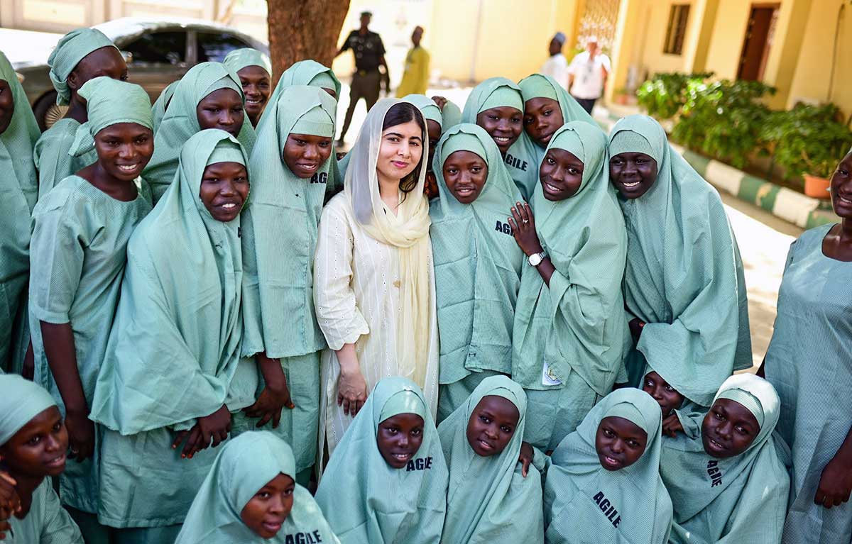malala in nigeria photo