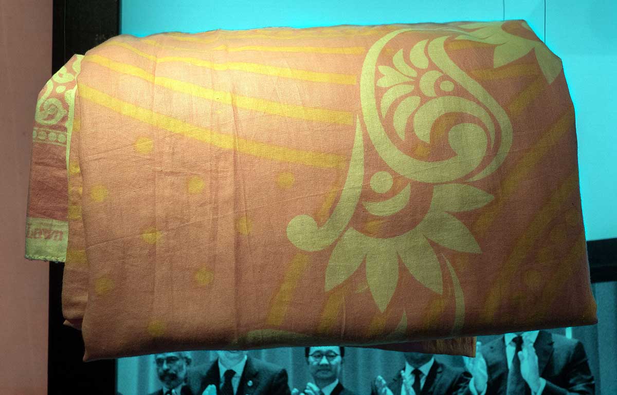 malala shawl nobel museum