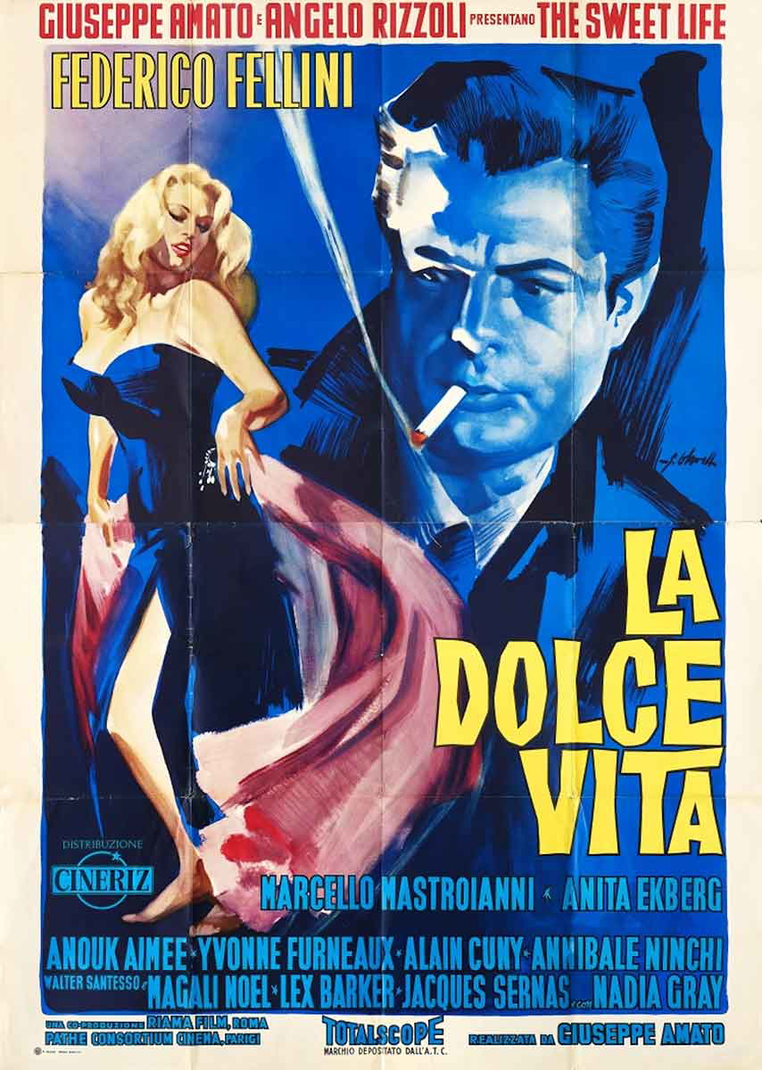 manifesto ekberg mastroianni fellini
