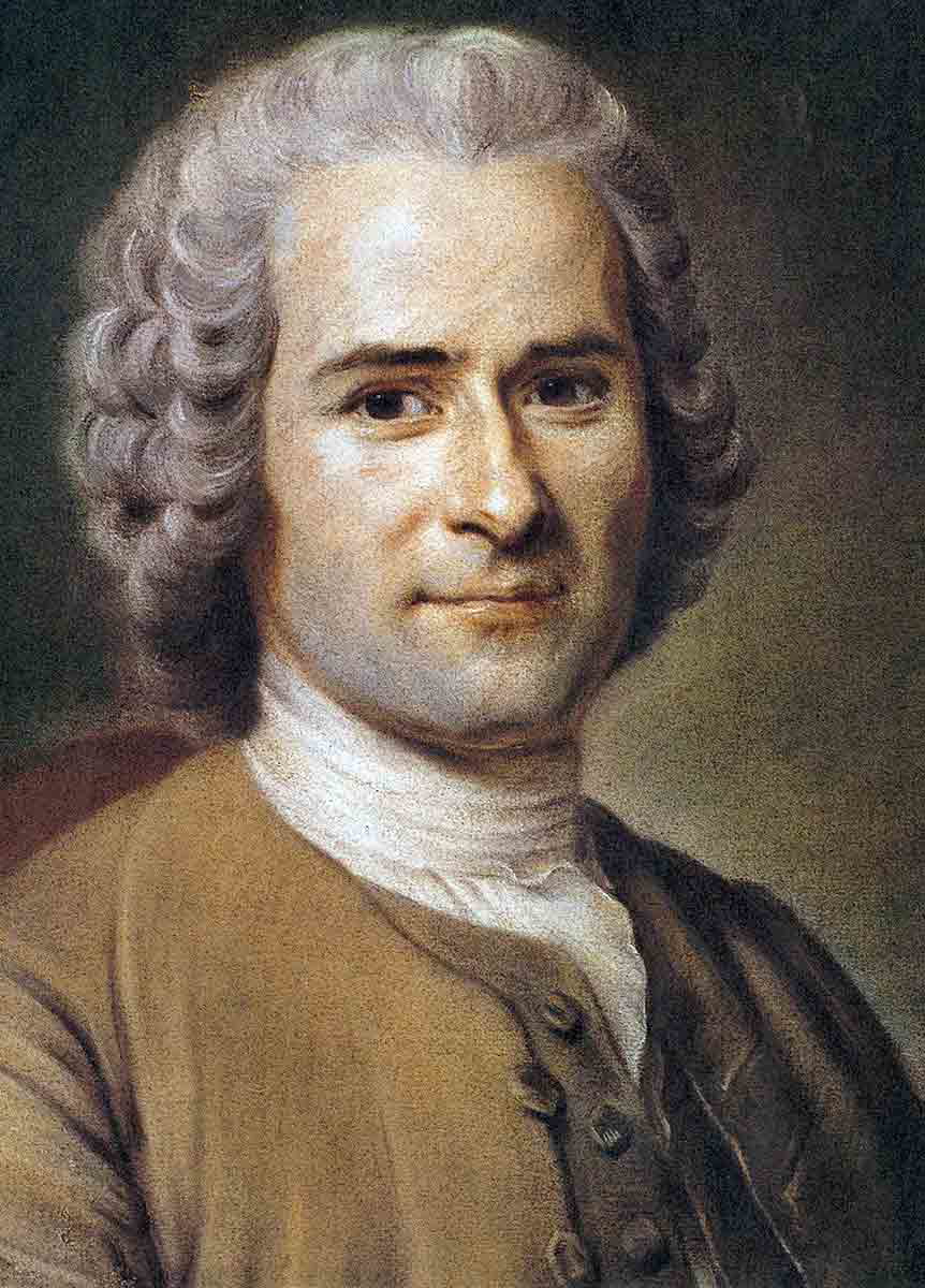 maurice quentin de la tour portrait jean jacques rousseau painting