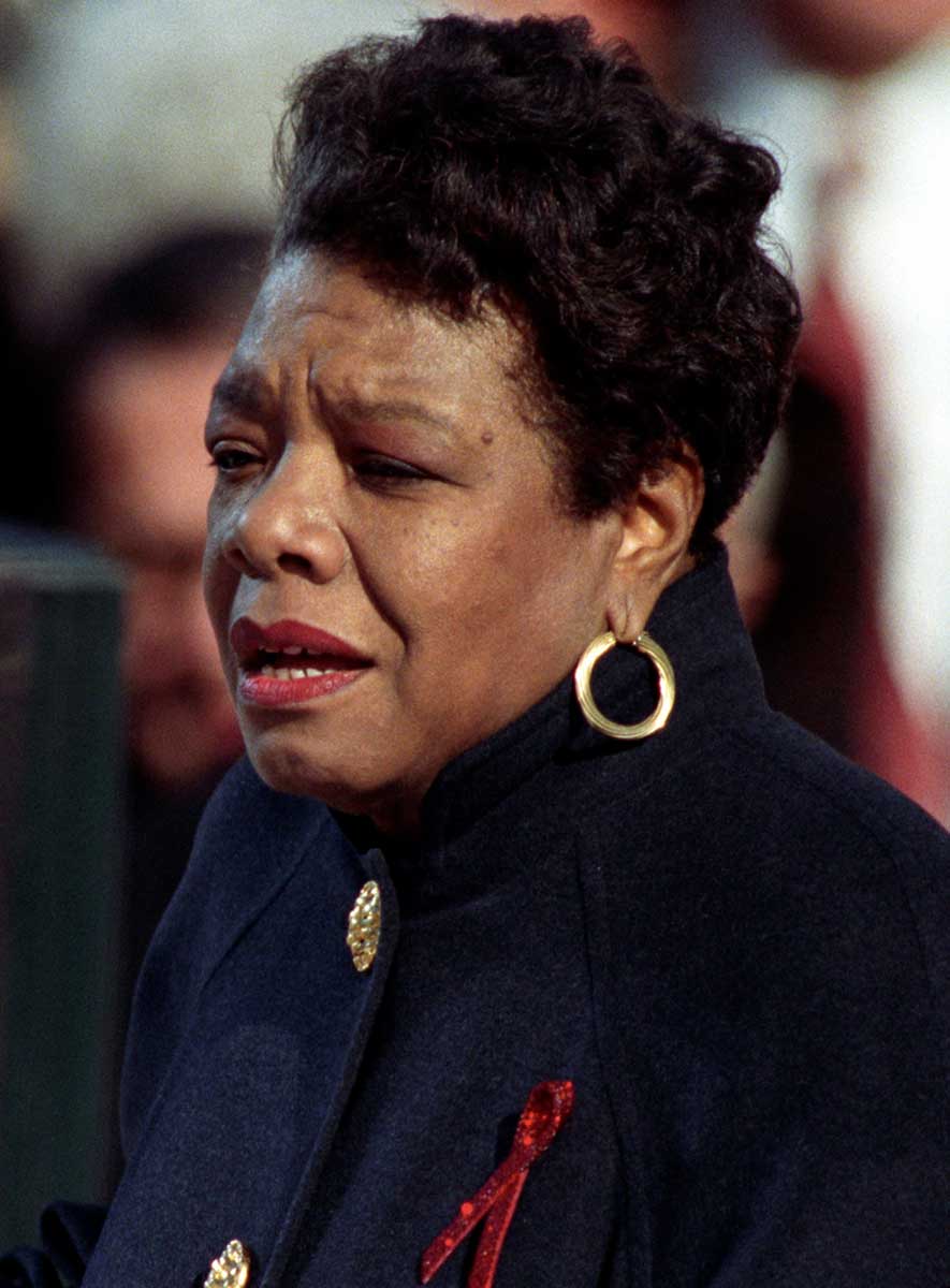 maya angelou clinton inauguration