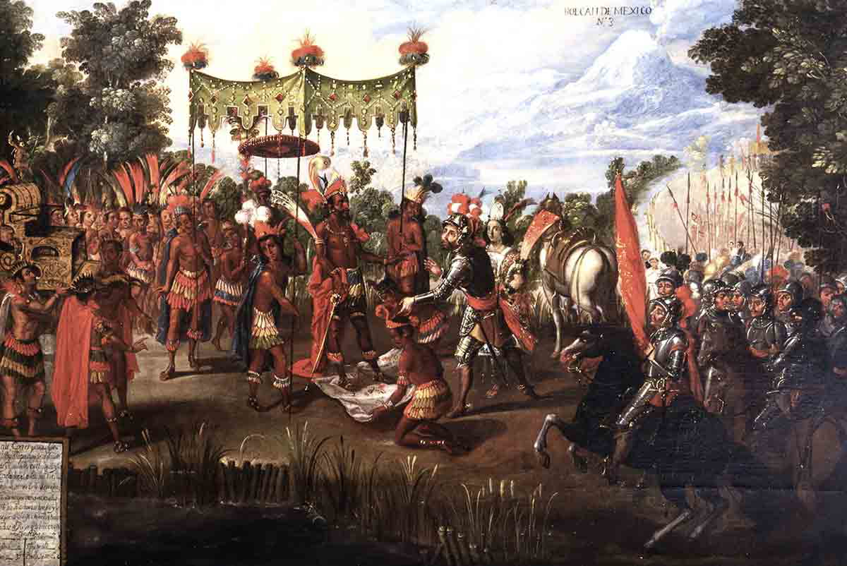meeting moctezuma cortes