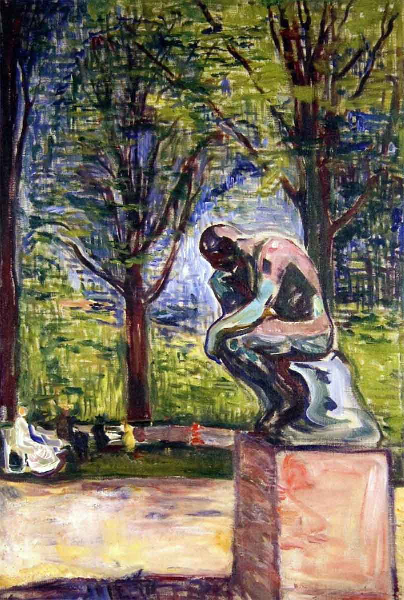 munch rodin painting