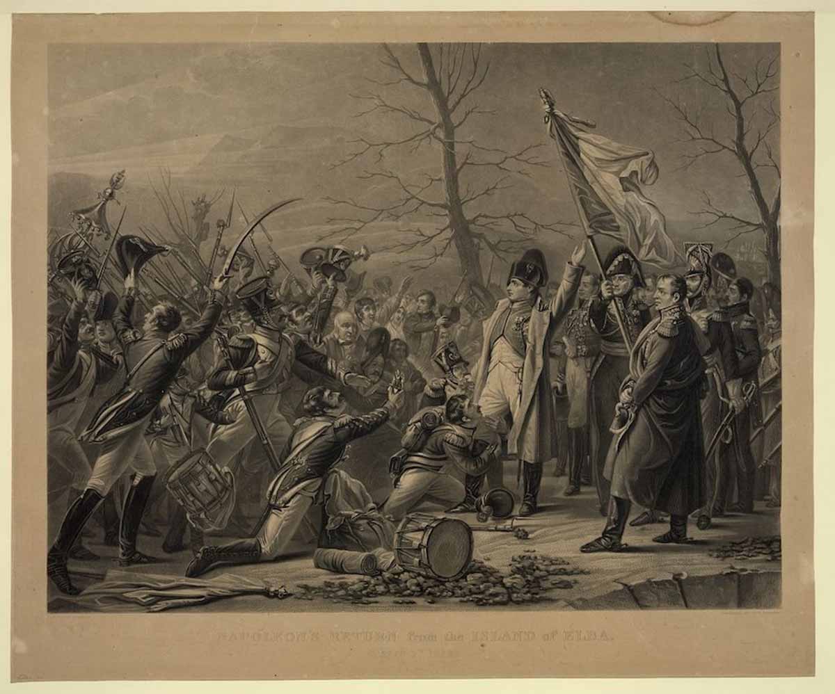 napoleon return from the island of elba