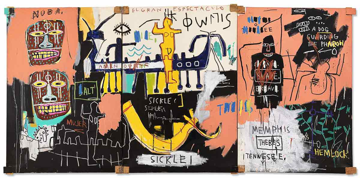 neo expressionism basquiat nile painting