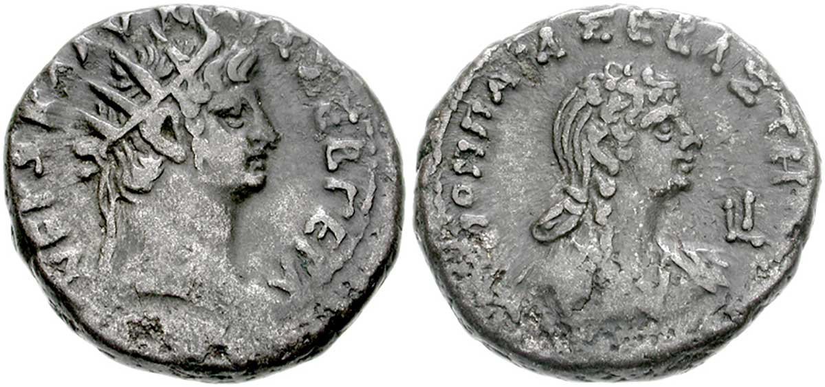 nero poppaea coin