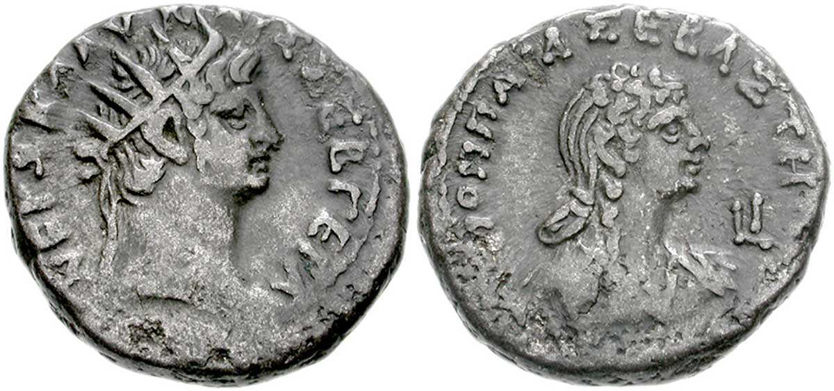 nero poppaea coin