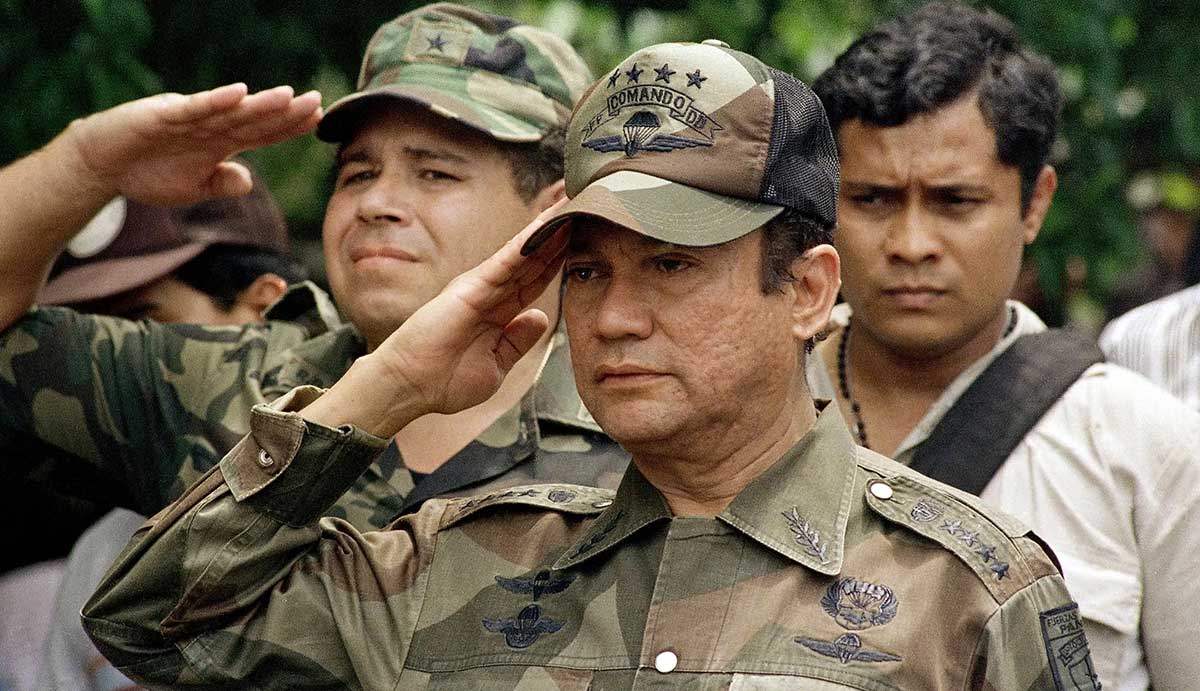 noriega militar ceremony