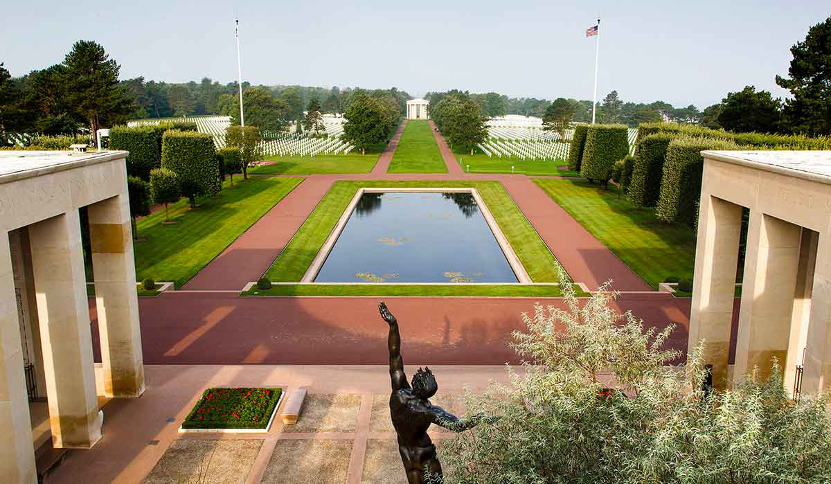 normandy american cemetery